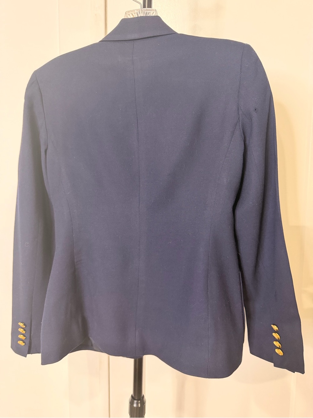 Ralph Lauren Navy Blazer with Gold Crest - Picture 8 of 9